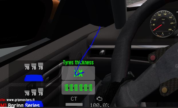 Screenshot of main dashboard